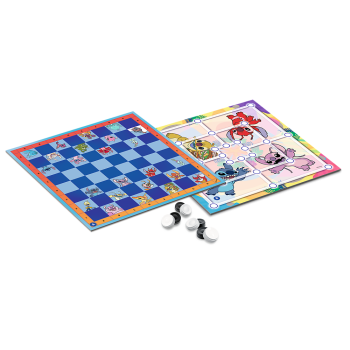 TREFL DISNEY STITCH Galda spēle Dambrete un Dzirnavas, 02862T