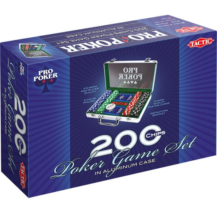 TACTIC Kāršu spēle Pro Poker 200, 03090