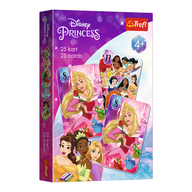TREFL DISNEY PRINCESS Kāršu spēle Princeses, 08496T