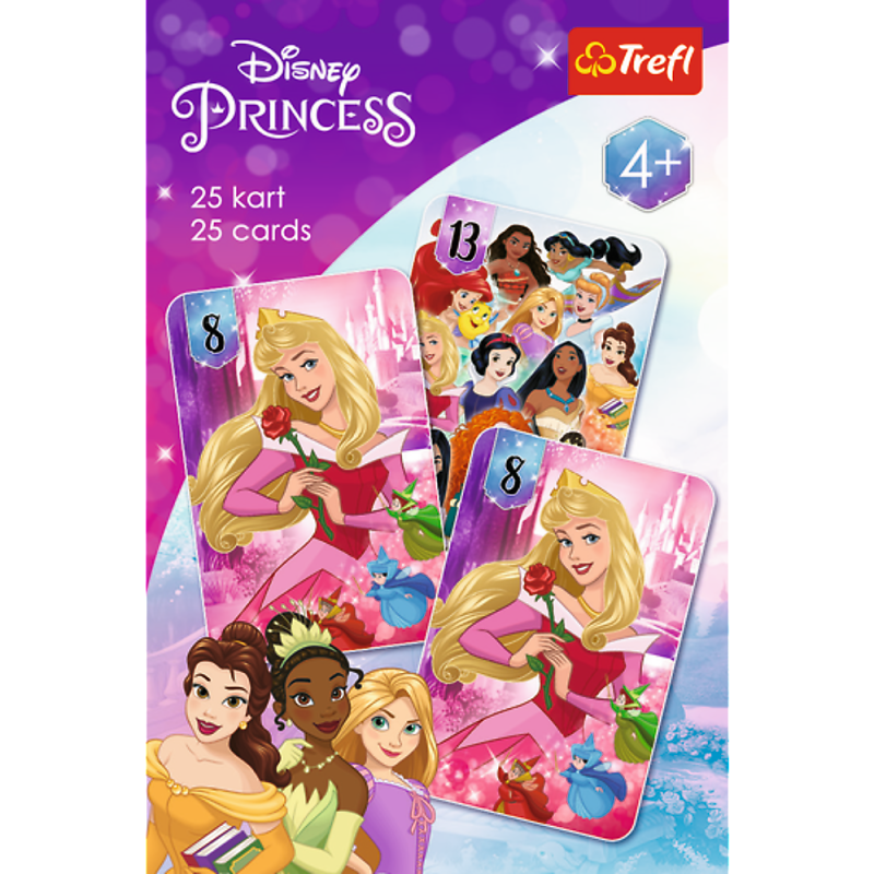 TREFL DISNEY PRINCESS Kāršu spēle Princeses, 08496T