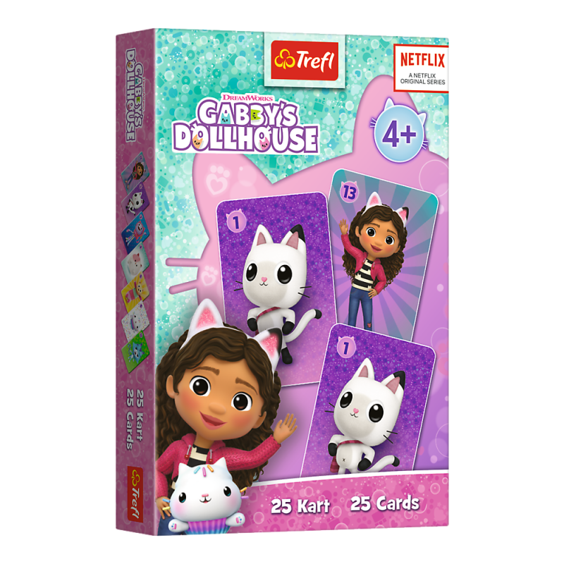 TREFL GABBY´S DOLLHOUSE Карточная игра Gabby´s Dollhouse, 08508T