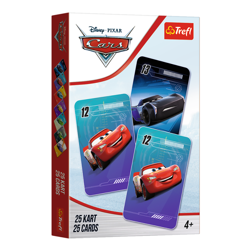 TREFL CARS Kāršu spēle Vāģi, 08511T