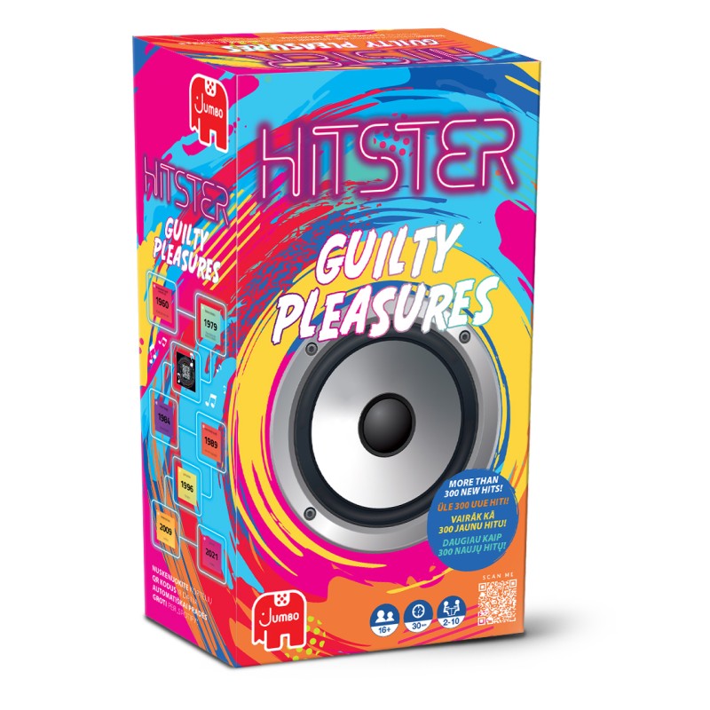 HITSTER Ballīšu spēle: Guilty Pleasures, 100040J