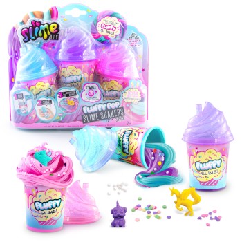 SO SLIME Pūkainās gļotas, 3-paka, 101CL
