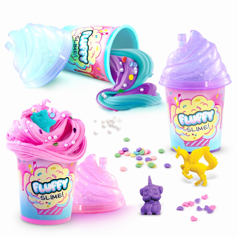 SO SLIME Pūkainās gļotas, 3-paka, 101CL