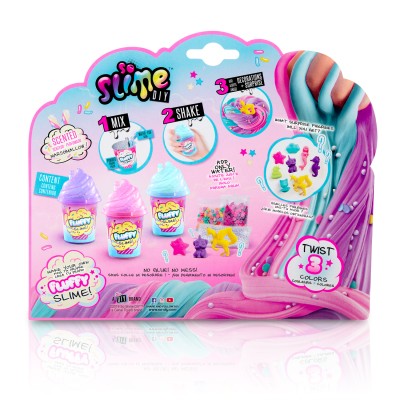 SO SLIME Pūkainās gļotas, 3-paka, 101CL
