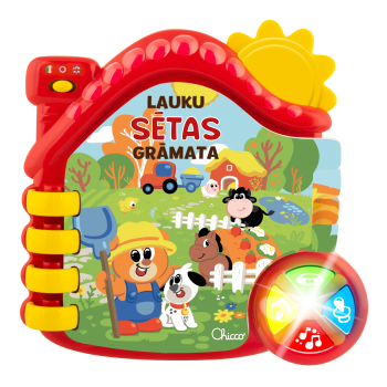 CHICCO Interaktīva grāmata FERMA (Latviešu val.), 10514.84