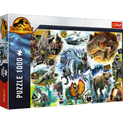 TREFL JURASSIC WORD Puzle, 1000 gab., 10727T