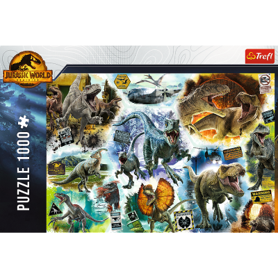 TREFL JURASSIC WORD Puzle, 1000 gab., 10727T