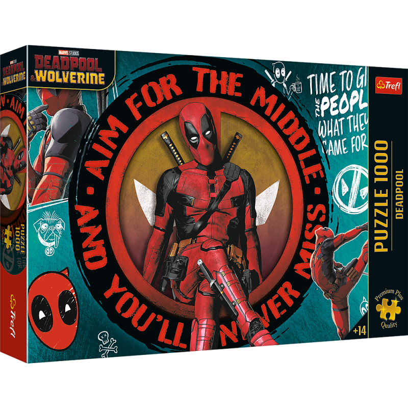 TREFL Premium Plus Puzle Deadpool, 1000 gab., 10835T