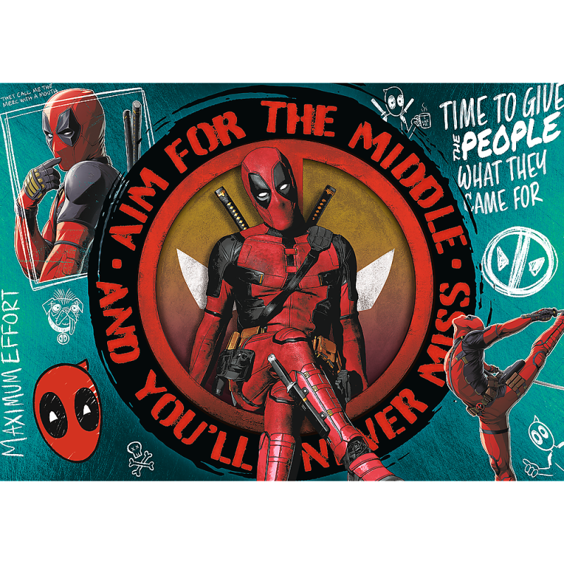 TREFL Premium Plus Puzle Deadpool, 1000 gab., 10835T