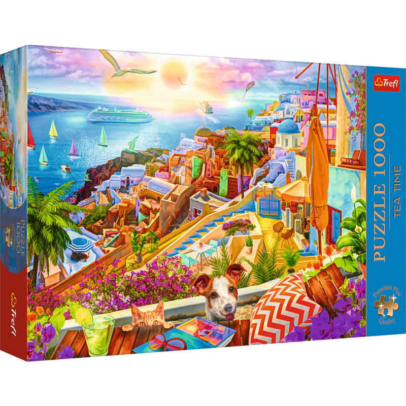TREFL Premium Plus Puzle Santorīni, Grieķija, 1000 gab., 10842T