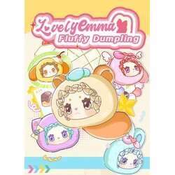 LOVELY EMMA Plīša atslēgu piekariņš, slēgtā iepakojumā - Fluffy Dumpling Series, 11126LE