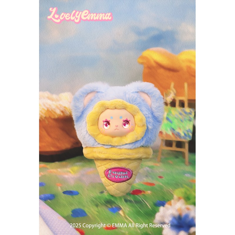 LOVELY EMMA Plīša atslēgu piekariņš, slēgtā iepakojumā - Scoop Ice Cream Series, 11128LE