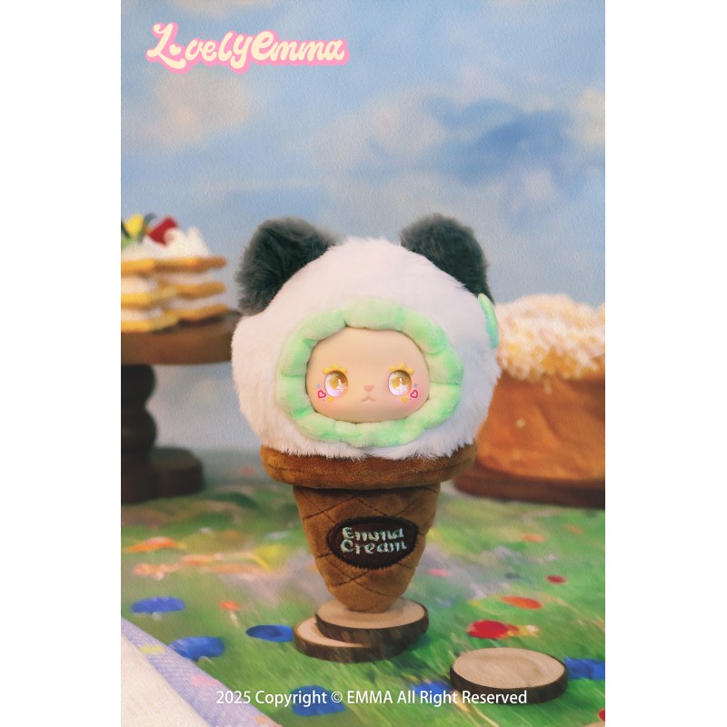 LOVELY EMMA Plīša atslēgu piekariņš, slēgtā iepakojumā - Scoop Ice Cream Series, 11128LE