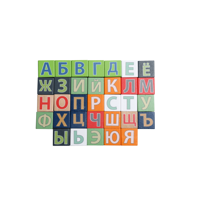 bo. koka klucīši "Alfabēts un vārdi" (Krievu valodā), 120470RU