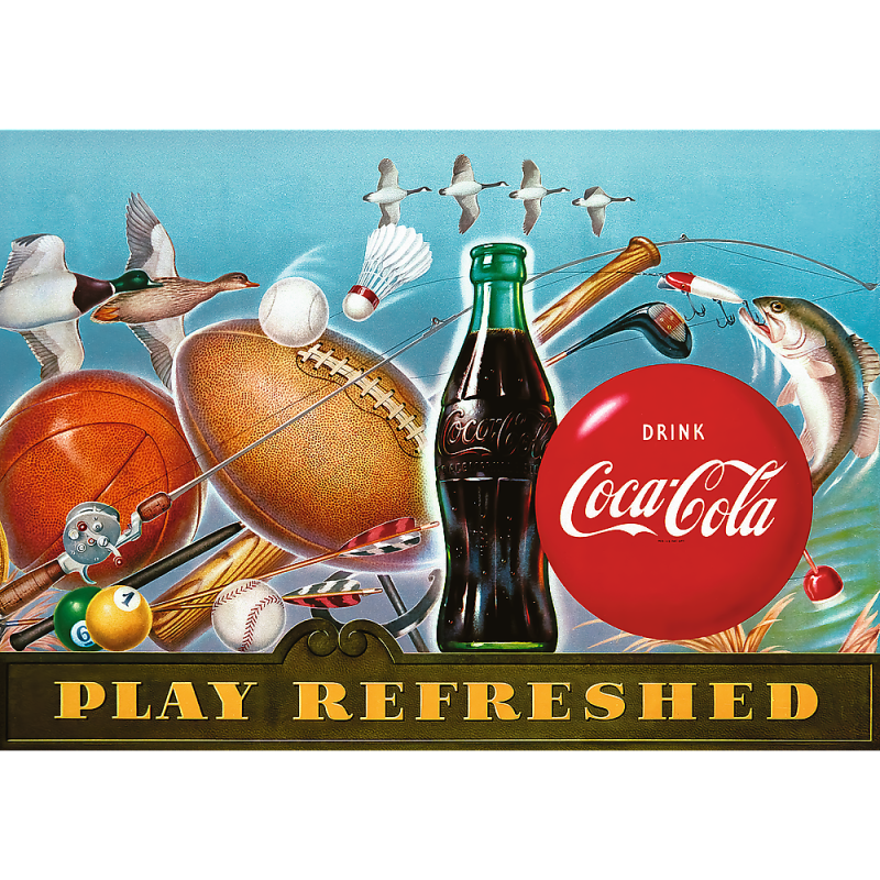 TREFL Premium Plus Puzle Coca-Cola: Play Refreshed, 1000 gab., 12101T