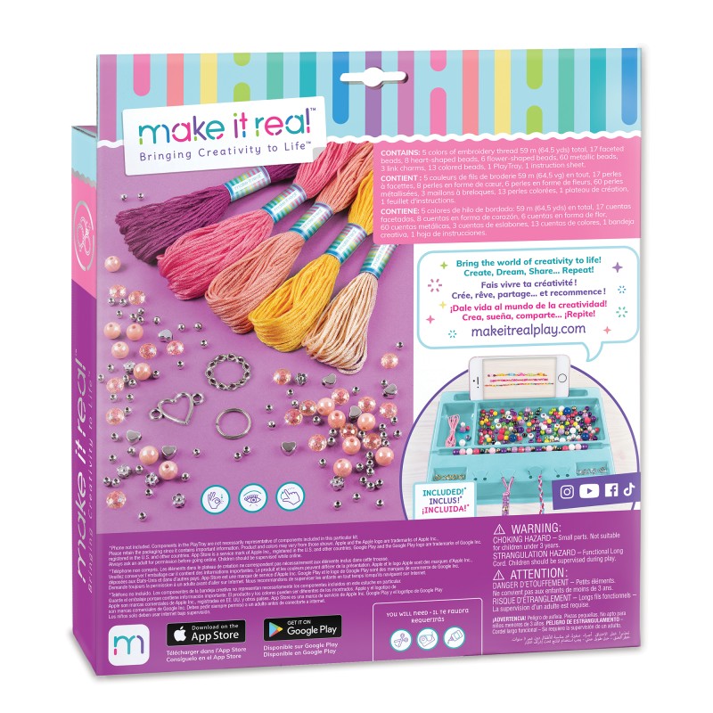 MAKE IT REAL Makrame DIY komplekts "Draudzības rokassprādzes", 1318M