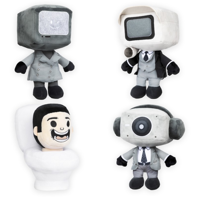 SKIBIDI TOILET Mystery Plush, 28 cm, 1320ST