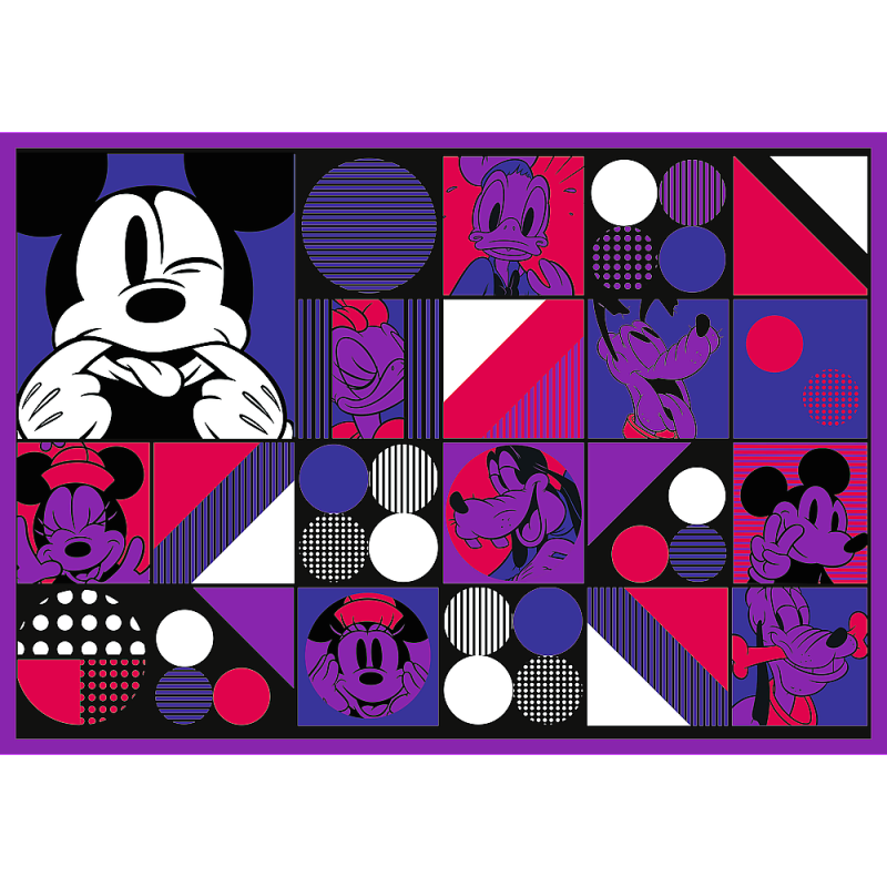 TREFL DISNEY MICKEY MOUSE Pužļu komplekts 4x250 gab., 13308T