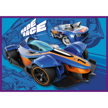 TREFL HOT WHEELS Pužļu komplekts 4x250 gab., 13312T