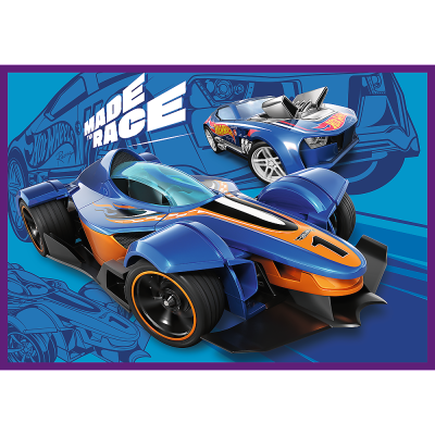 TREFL HOT WHEELS Pužļu komplekts 4x250 gab., 13312T