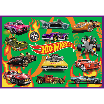 TREFL HOT WHEELS Pužļu komplekts 4x250 gab., 13312T