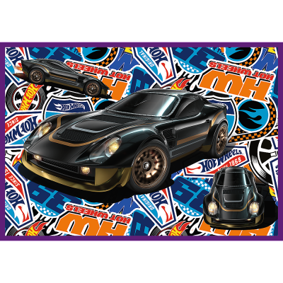 TREFL HOT WHEELS Pužļu komplekts 4x250 gab., 13312T