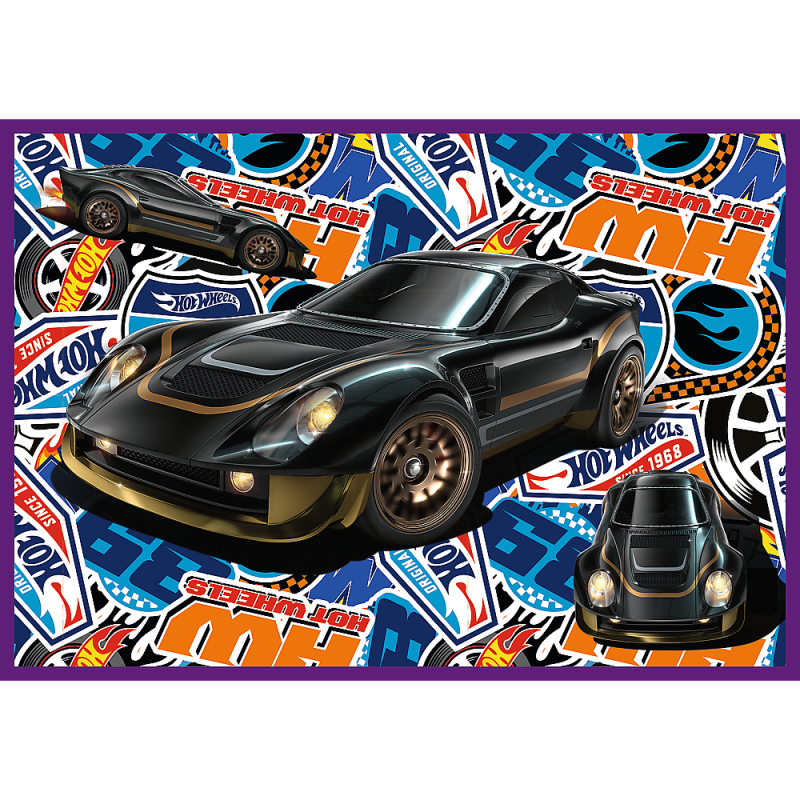 TREFL HOT WHEELS Pužļu komplekts 4x250 gab., 13312T