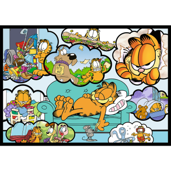 TREFL GARFIELD Pužļu komplekts Gārfīlds, 4x250 gab., 13344T