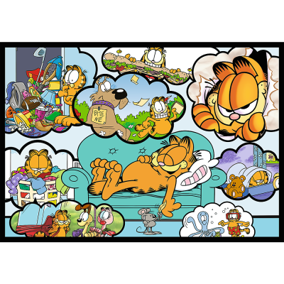 TREFL GARFIELD Pužļu komplekts Gārfīlds, 4x250 gab., 13344T