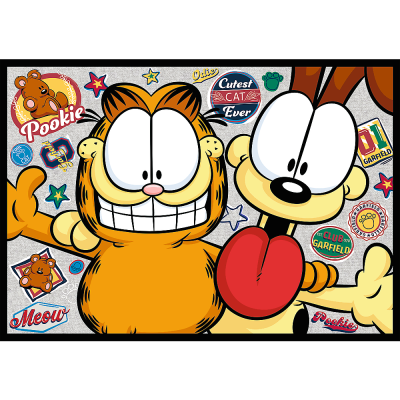 TREFL GARFIELD Pužļu komplekts Gārfīlds, 4x250 gab., 13344T
