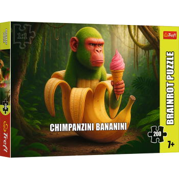TREFL BRAINROT Puzle Chimpanzini Bananini, 200 gab., 13365T
