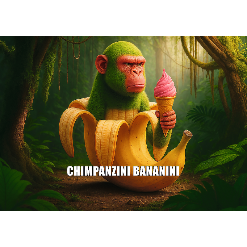 TREFL BRAINROT Puzle Chimpanzini Bananini, 200 gab., 13365T