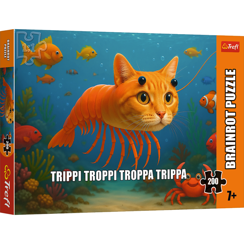 TREFL BRAINROT Puzle Trippi Troppi Troppa Trippa, 200 gab., 13366T