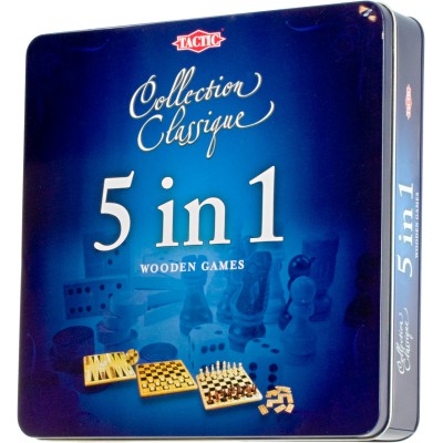 TACTIC Galda spēle 5 spēles vienā Collection Classique, 14006