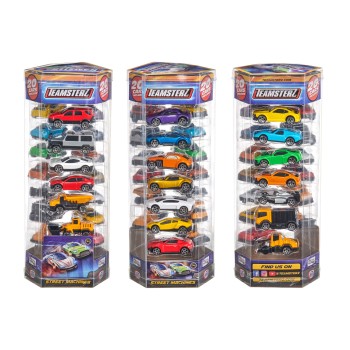TEAMSTERZ Gatvės automobilių rinkinys, 7 cm, 20 vnt., 1416657