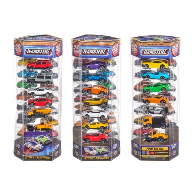 TEAMSTERZ Die-Cast automašīnu modeļu komplekts, 7 cm, 20 gab., 1416657
