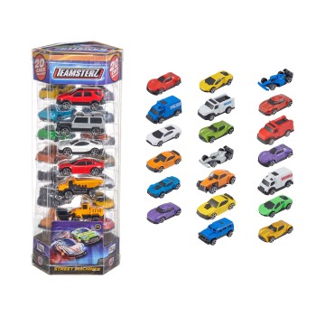 TEAMSTERZ Gatvės automobilių rinkinys, 7 cm, 20 vnt., 1416657