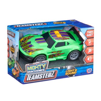 TEAMSTERZ MIGHTY MACHINES Gatvės automobilis su šviesomis ir garsais, 12,5 cm, 1420029