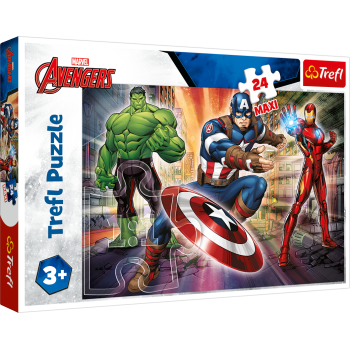 TREFL AVENGERS Puzle Avengers, 24 gab., 14321T