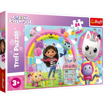 TREFL GABBY´S DOLLHOUSE Maxi пазл, 24 шт., 14353T