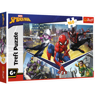 TREFL SPIDER-MAN Puzle Zirnekļcilvēks, 160 gab., 15422T