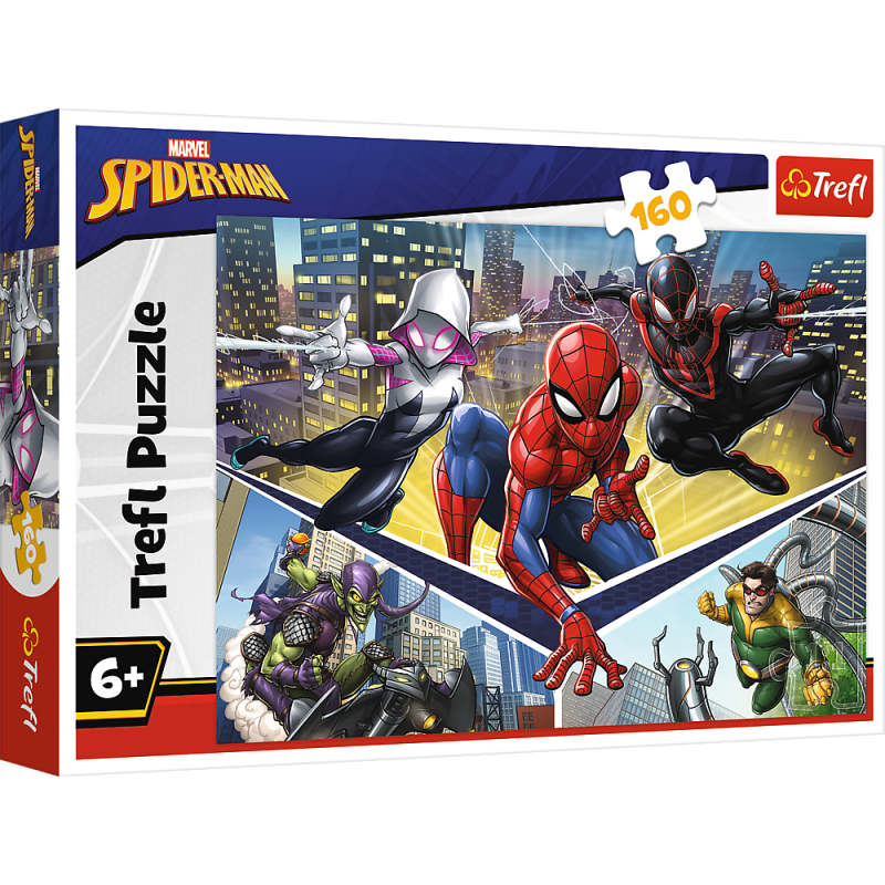 TREFL SPIDER-MAN Puzle Zirnekļcilvēks, 160 gab., 15422T