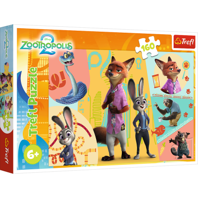 TREFL DISNEY Puzle Zootropole, 160 gab., 15429T