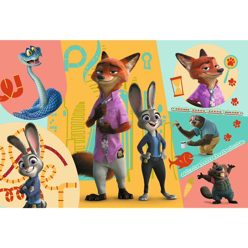 TREFL DISNEY Puzle Zootropole, 160 gab., 15429T