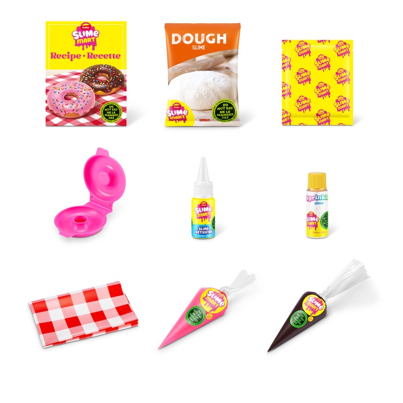 SLIME MART Gatavošanas komplekts - Iepirkumu maisiņš "Donut", 15901B