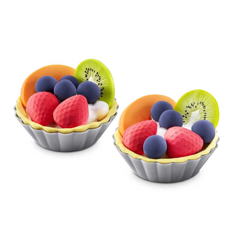 SLIME MART Gatavošanas komplekts - Iepirkumu maisiņš "Fruit Tart", 15901E