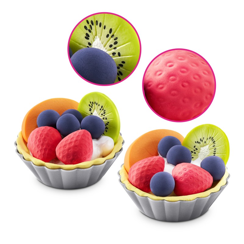 SLIME MART Gatavošanas komplekts - Iepirkumu maisiņš "Fruit Tart", 15901E