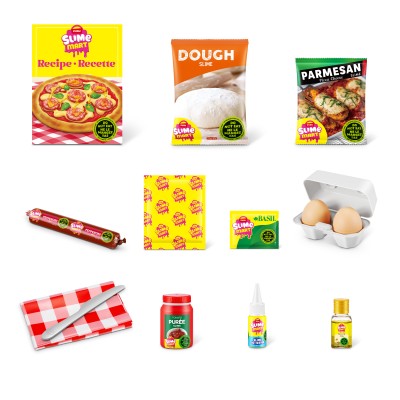SLIME MART Gatavošanas komplekts - Iepirkumu groziņš "Pizza", 15905B